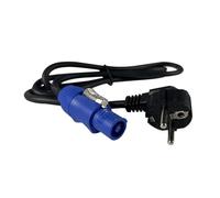 NONDK Cable de Alimentación con Enchufe Powercon para Luz de Escenario, 3 Núcleos, 1,2 M, Cable de Conexión de Alimentación, DMX512, Luz LED, Evento, Espectáculo, ENCHUFE UE