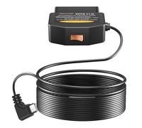 NONDK Cable de Alimentación OBD2 OBD para Cámara de Tablero, Adaptador OBD A USB OBDII Tipo C, Cable Cargador Cableado, 12-36 V A 5 V/3 A