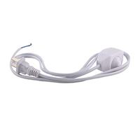NONDK Cable de energia de lampara con Interruptor de regulador de intensidad AC 250V/110V clavija de .UU.