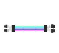 NONDK Cable de Extensión de Fuente de Alimentación ARGB, Cable de Extensión RGB de Placa Base de 2x8 Pines para Computadora