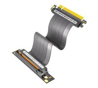 NONDK Cable de Extensión PCIE 4.0, Cable Elevador de GPU de Alta Velocidad Blindado 16x con Puerto PCI Express, Tarjeta de Extensión de GPU, 20 cm, 90°