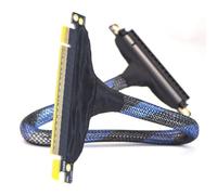 NONDK Cable de Extensión PCIe 5.0 X16, Cable PCI-e Gen5 de Alta Velocidad Sin Pérdidas, Cable de Extensión de GPU para Tarjeta Gráfica RTX5090 de 50 cm.