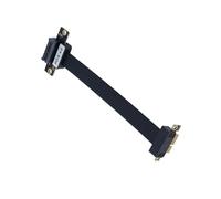 NONDK Cable Elevador PCIe 4.0 X1 de 90° en Ángulo Recto, Tarjeta de Extensión PCI-e X1 A X1 para Montaje Vertical de GPU, Tarjeta USB PCIe Mini ITX