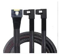 NONDK Cable Interno de Servidor Slim SAS 8654 8i PCI-e Gen 4 2 X SAS SFF-8087 con Curva A la Izquierda.
