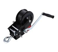 NONDK Cabrestante Manual de 3500 Lb/1600 Kg con Manivela de Cuerda Resistente y Correas, Herramientas de Doble Engranaje para Camiones y Remolques.