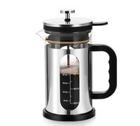 NONDK Cafetera de Prensa Francesa de 34 Oz, Fabricada en Acero Inoxidable, Filtros Reutilizables para Cocina, Viaje y Camping.