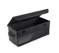NONDK Caja de Almacenamiento de CD, Soporte para Estuche de CD con Asas, Tapa y Ventana Transparente, Caja Organizadora de CD Apilable
