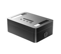 NONDK Caja de Bloqueo Temporizada de Metal, Caja de Bloqueo para TeléFono MóVil con Temporizador, Casillero de Seguridad con LiberacióN de Tiempo Autocontrolado de Contenedor de Bloqueo