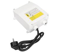NONDK Caja de Control para Bomba Sumergible de 1,1 KW 220 V con Protección Térmica y Carcasa de ABS, Enchufe Europeo