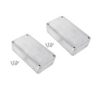 NONDK Caja de Efectos de Guitarra 1590B con Tornillos. Caja de Aluminio para Pedal de Efectos. Kit de Repuesto para Instrumento Musical.