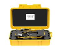 NONDK Caja de Lanzamiento de Cable OTDR de Fibra Óptica de 300 M, Caja de Transmisión de Cable OTDR de Anillo de Fibra Óptica, Eliminador de Punto Muerto FC/UPC-FC/UPC