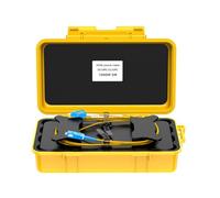 NONDK Caja de Lanzamiento OTDR, Cable de Extensión de Prueba de Fibra Óptica, Eliminador de Puntos Muertos, Herramienta de Prueba de Cable de Fibra Óptica de 1000 M B
