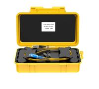 NONDK Caja de Lanzamiento OTDR de Fibra Óptica de 150 M, Caja de Transmisión OTDR de Anillo de Fibra Óptica, Eliminador de Puntos Muertos SC/UPC-FC/UPC
