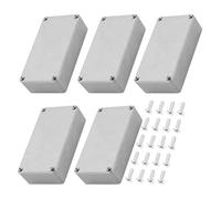 NONDK Caja para Pedal de Efectos de Guitarra de 5 Piezas, Caja para Interruptor de Palanca de Aluminio Fundido A Presión 1590B