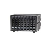 NONDK Cajón de Disco Duro de Módulo Intercambiable en Caliente de 8 Carriles con Chasis de Backplane, Bandeja para HDD de 2.5 Pulgadas U.2/SAS/SATA.
