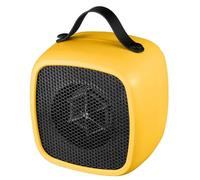 NONDK Calefactor Portátil de Escritorio, Silencioso, de Calentamiento Rápido, con Ventilador 500 W, PTC, de Cerámica, para Interiores y Oficinas, con Enchufe Europeo para Invierno C EU Plug