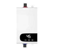 NONDK Calentador de Agua Instantáneo de 5500 W, Sin Tanque, Grifo de Cocina, Grifo de Agua Caliente, LED Digital, UE.
