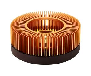 NONDK Calentador de Tetera de Aleación de Aluminio y Madera, para Calentar Té, Café, Leche y Comida en Interiores y Exteriores. Tamaño Grande.