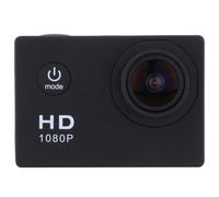 NONDK Cámara de Acción HD de 1080P con Pantalla LCD, Resistente Al Agua hasta 30 M, para Deportes de Bicicleta, Motocicleta, Esquí y Buceo, Color Negro