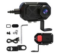 NONDK Cámara de Tablero para Motocicleta 2K HD, Cámara de Conducción 2K HD para Motocicleta, Cámara de Acción con WiFi y APP, Grabadora de Conducción para Bicicleta Eléctrica, Bicicleta y Motocicleta.