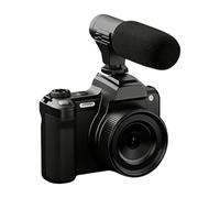 NONDK Cámara Digital de 68MP 4K con Zoom 16X, Autofocus, Cámara de Fotografía, Visor Rotatorio, Cámara para Vlogging