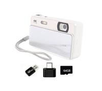 NONDK Cámara Digital de Diapositivas M15 4K HD con Pantalla IPS de 2.8 Pulgadas, Cámara de Vlogging con Autofoco, Cámara de Fotografía y Video con Zoom de 16X, 64GB.