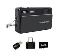NONDK Cámara Digital M15 4K HD con Pantalla IPS de 2.8 Pulgadas, Cámara de Vlogging con Autofoco, Cámara de Fotografía y Video con Zoom de 16X, 64GB.