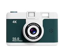 NONDK Cámara Digital Retro 4K con Transmisión Inalámbrica WiFi, Zoom Digital de 16x, Videocámara Térmica Instantánea con Flash y Filtro, A