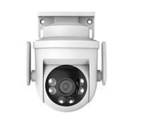 NONDK Cámara Exterior Impermeable Tuya WiFi de 6 MP, 2,4 G y 5 G, RJ45, con Cable, Intercomunicador Bidireccional, Visión, Detección de Movimiento, Enchufe de la UE. EU Plug