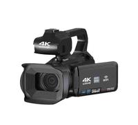 NONDK Cámara Grabadora de Video 4K, Videocámara de 64 MP para Transmisión, Cámara Digital Profesional con Pantalla Táctil de 4,0 Pulgadas y Rotación