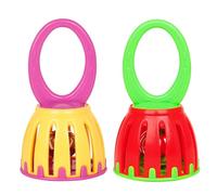 NONDK Campana de Plástico Orff, Campana de Mano, Campana de Muñeca para Educación Temprana para Niños, Campana de Agarre de Mano