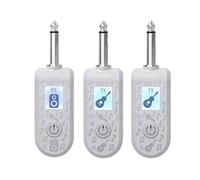 NONDK Captador Conectividad inalámbrica Estable Guitarra ABS | Conectividad inalámbrica de alto rendimiento 2.4G para guitarra, alcance de 30-50 m, salida 10 mW, respuesta 20 Hz-20 kHz.