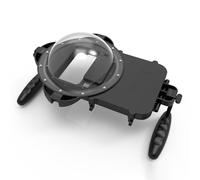 NONDK Carcasa de Buceo de Mano para Teléfono de 4,5-7,0 Pulgadas, Teléfono Inteligente Universal, Filtro de Transmisión de Luz HD, Resistente Al Agua