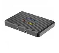 NONDK Carcasa de Doble Bahía para SSD M.2 NVMe, RGB, USB 3.2, 10 Gbps, PCIe, NVMe, Estación de Acoplamiento, Adaptador de Caja para Disco Duro de Estado Sólido M.2 para PC