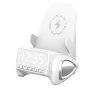NONDK Cargador Inalámbrico para Teléfono, Altavoz Bluetooth, Cargador Inalámbrico, Soporte para Teléfono con Carga Inalámbrica.