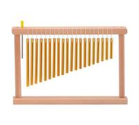 NONDK Carillón de Viento de Madera con de Madera y Sonido de 20 Tonos con Varillas, Instrumento de Percusión B