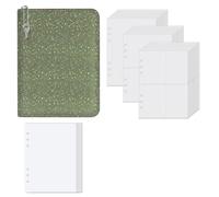 NONDK Carpeta Organizadora de Pegatinas de Tapa, Reutilizable, Tamaño A5, Holográfica, para Coleccionar, con 30 Páginas D