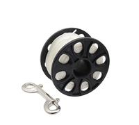 NONDK Carrete de Buceo de Dedo Carrete de Dedo con Gancho de Doble Extremo de Acero Inoxidable Equipo de Buceo 50m