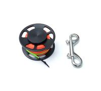 NONDK Carrete de Dedo para Buceo, Carrete Compacto de Aluminio con Doble Hebilla, Adecuado para Buceo y Esnórquel en Naufragios, Tecnología C