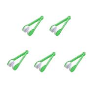 NONDK Cepillo para Gafas de Doble Cara, Limpiador de Gafas de Microfibra Suave, Cepillo de Limpieza para Gafas, Herramienta de Limpieza Verde