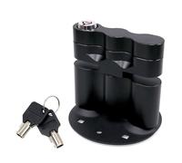 NONDK Cerradura de Montaje de Paquete, Montaje de Paquete de Bloqueo con Base de Placa Trasera y 2 Llaves, para Paquete de Combustible, Contenedor de Agua, Caja de Almacenamiento