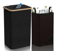NONDK Cesta de Almacenamiento Extraíble con Tapa, Cesta de Almacenamiento para de Reciclaje, Caja de Reciclaje Plegable para Cocina y Hogar. A