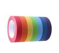 NONDK Cinta Adhesiva de Colores,Cinta de Pintores de Colores para Artes y Manualidades,Cinta de Dibujo,Cinta de Manualidades Cinta de PapelCinta Colorida,E