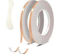 NONDK Cinta de Lámina de Cobre, Cinta Conductora de Cobre de 0,236 Pulgadas X 164 Pies, Adhesivo Conductor de Cinta de Cobre para Vitrales.