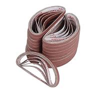 NONDK CinturóN Abrasivo de Tela Abrasiva de 100 Piezas CinturóN Abrasivo Grueso para Pulir Utilizado para Limas EléCtricas
