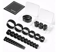 NONDK Circle Punch Set for Leather Crafts 31 Sizes 1-55mm with Cushion
