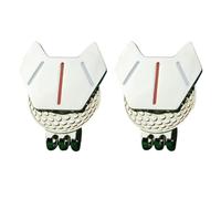 NONDK Clip para Sombrero Marcador de Golf para Alineación de Posicionamiento, de Gorra para Marcar la Posición del Jugador, Adecuado para Todos los Golfistas,B