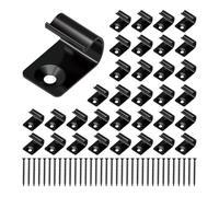 NONDK Clips de de Acero Inoxidable Clips para Terraza Clips para Terraza Universales con Tornillos para de Terraza Compuestas, Paquete de 80
