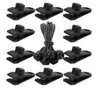 NONDK Clips para Lona, Agarre de Bloqueo Resistente, Paquete 20 Abrazaderas para Lona, Sujetadores Clips para Tela de Sombra, Clips para Cuerdas Elásticas para Cubierta Toldo de Piscina