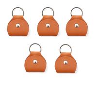NONDK con Soporte para Púas de Guitarra 5X, Bolsa para Soporte para Púas de Guitarra, Estuche para con Púa, Regalo para Guitarristas Marrón